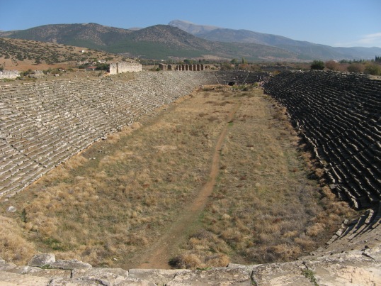 Estadio en Afrodisias, uno de los más grandes y mejor conservados del mundo clásico